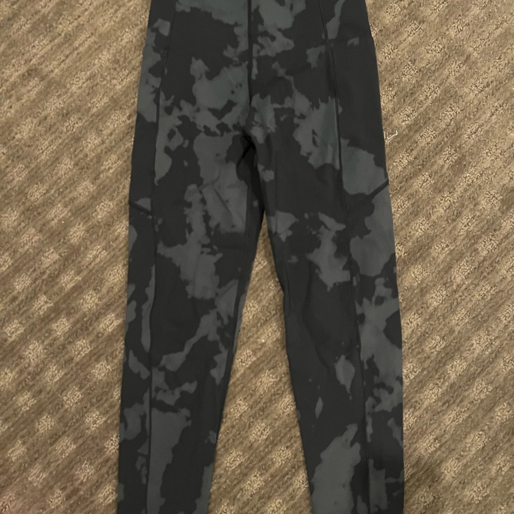 Women’s  Black and Gray Camouflage Pants